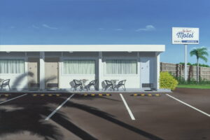 Vacancy, 2022, oil on canvas, 91cm x 60.5cm (36in x 24in)